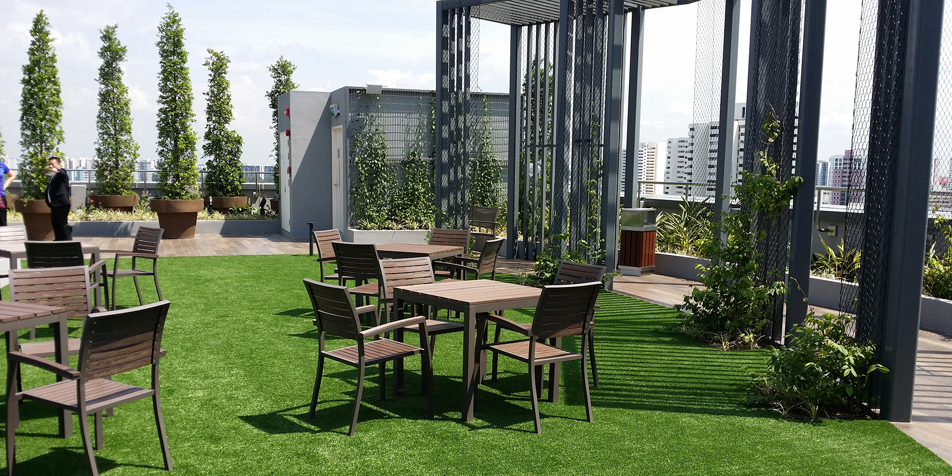 Artificial Grass for Rooftops in Dallas, TX