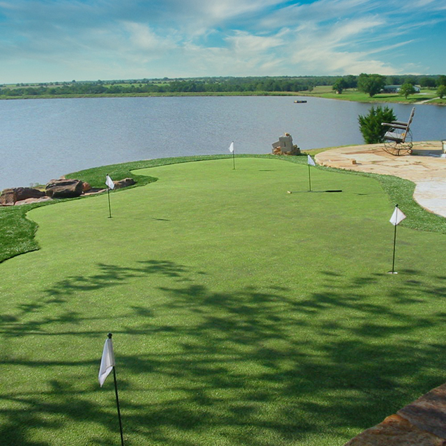 Golf Course Artificial Lawn Installation in Dallas, TX